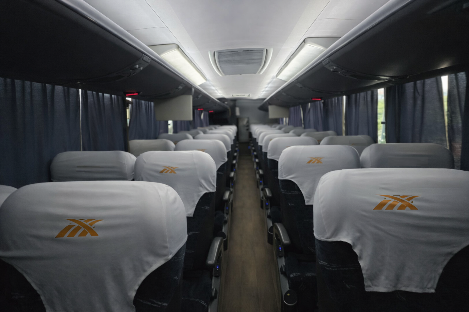 Interior ônibus executivo