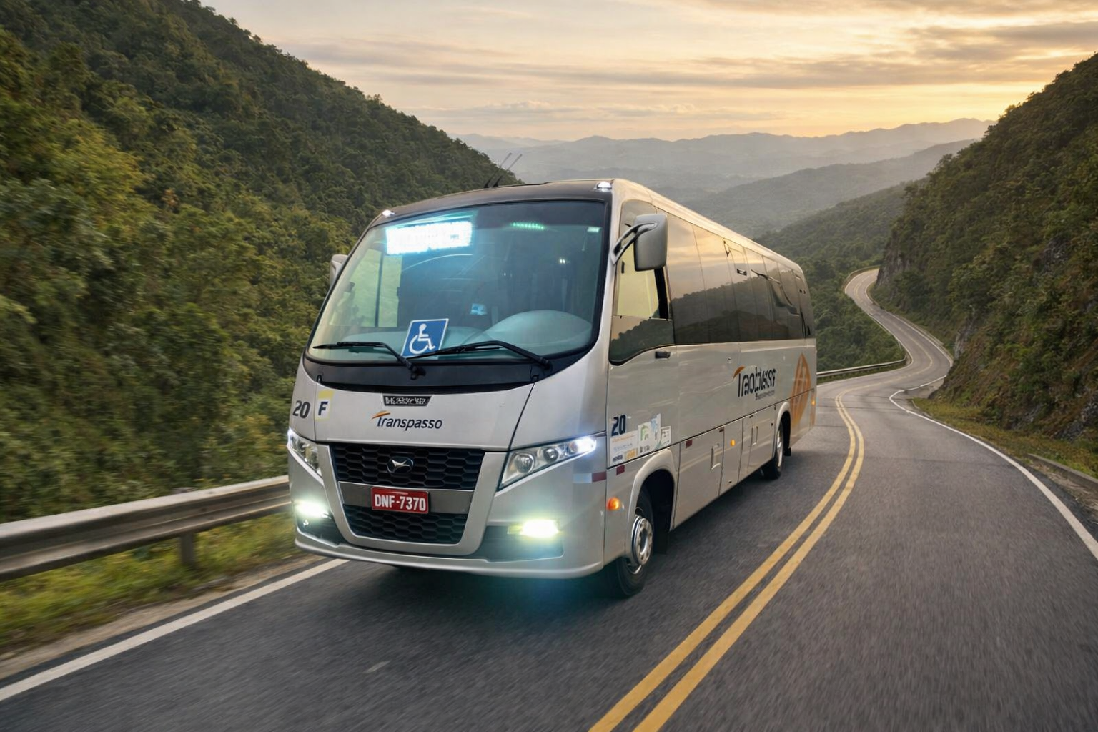 Poltronas reclináveis micro-ônibus